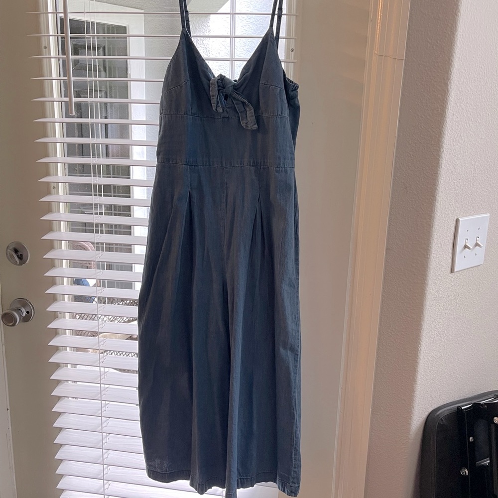 Jean jumpsuit size medium